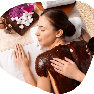 Exfoliación e Hidratación corporal + Chocolaterapia o Vinoterapia